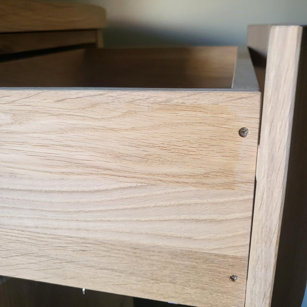 Ladenkast massief eik Denzo, Ophalen