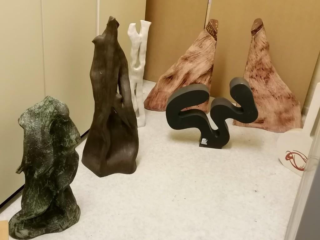 Uitverkoop van zelfgemaakte (handwerk) keramische beelden, Antiek en Kunst, Ophalen