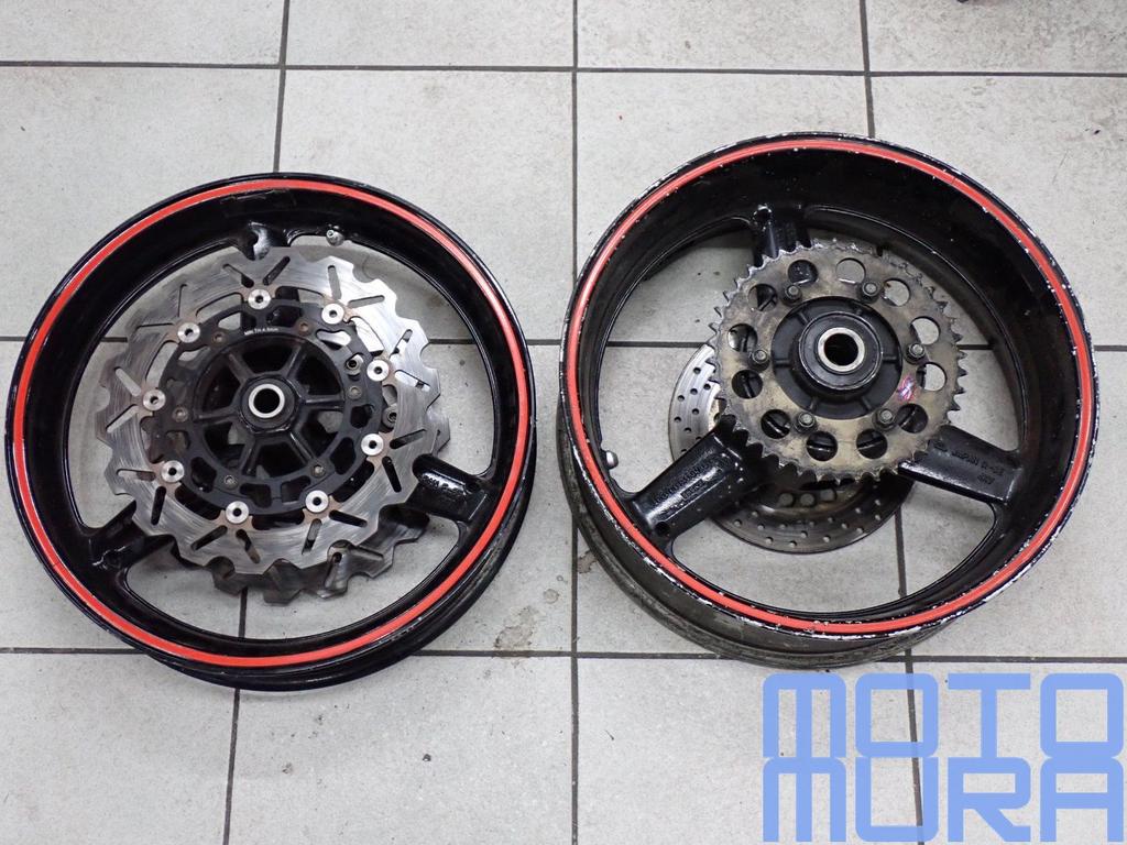 Velgenset compleet voor Yamaha YZF R1 1998 - 2001 velgen vel, Motos, Pièces | Yamaha, Utilisé, Enlèvement ou Envoi