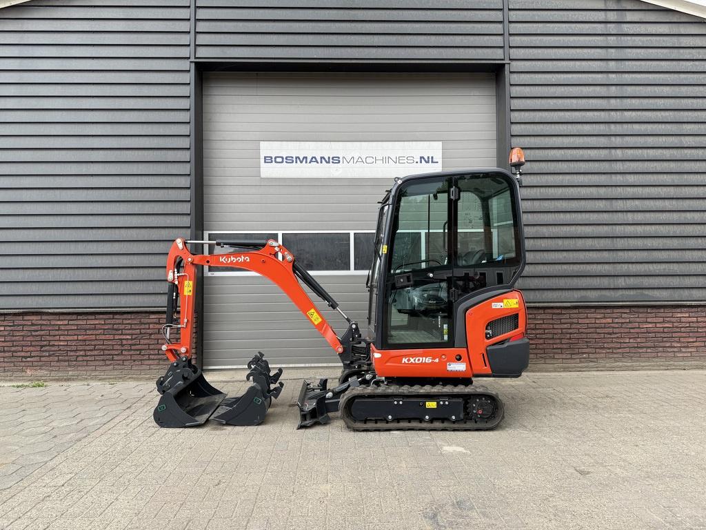 Kubota KX016 minigraver NIEUW €365 LEASE