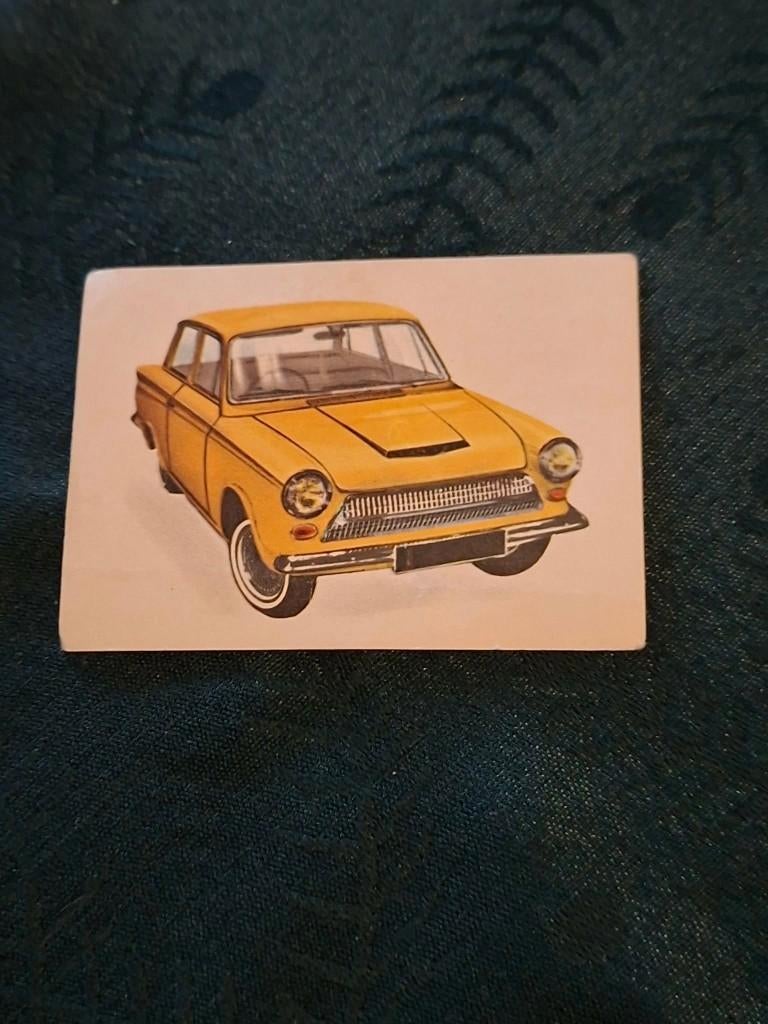 Prentje/Chromo : Ford Cortina / Chocolade Jacques, Enlèvement ou Envoi, Gravure, Utilisé, Autres sujets/thèmes