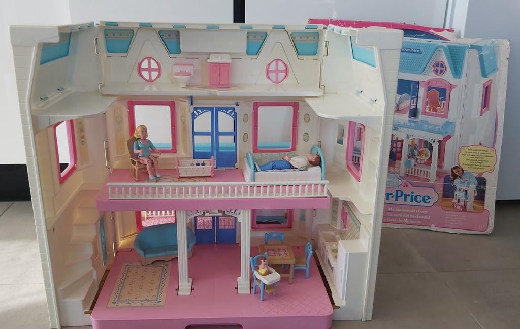 Ma maison de rêve Fisher-Price, Enfants & Bébés, Jouets | Maisons de poupées, Enlèvement ou Envoi, Utilisé, Maison de poupées