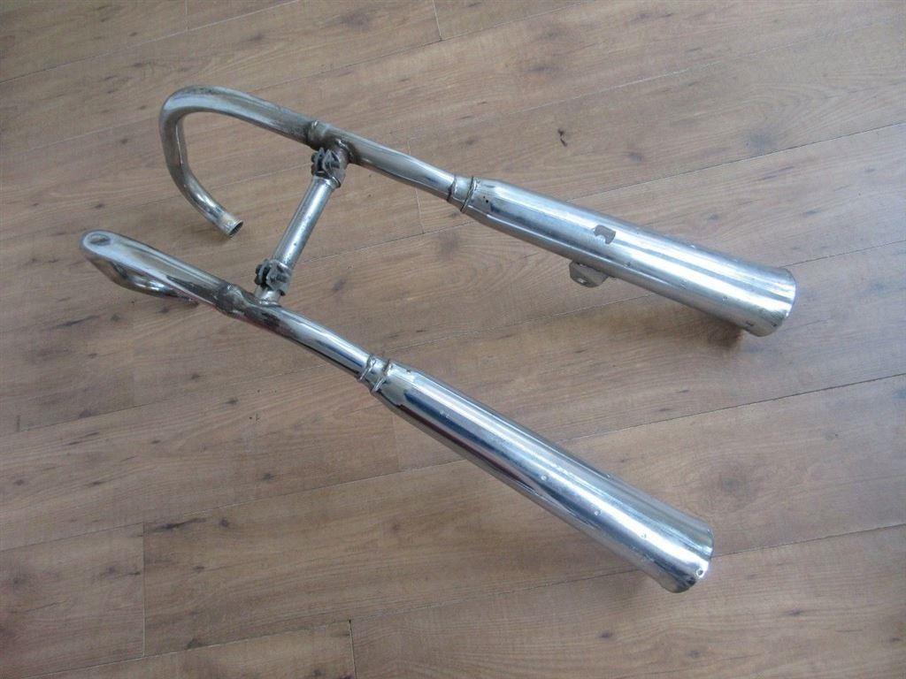 Kawasaki LTD305 uitlaat compleet KZ305 uitlaten LTD Z305 CSR, Motoren, Onderdelen | Kawasaki, Ophalen, Gebruikt