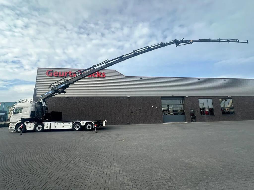 Scania G490 LB8X2*6HNB MET EFFER 955/8S +JIB 6S KRAAN / KRAN, Automaat, Euro 6, Scania, Wit