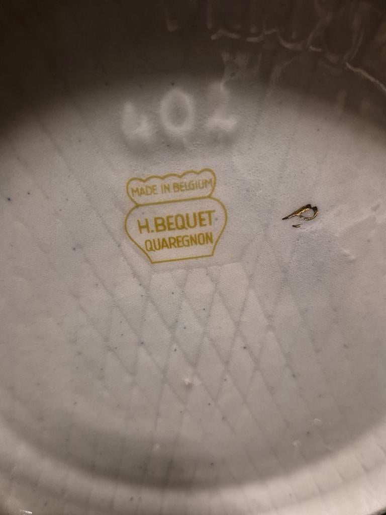 Vintage ceramiek handgeschilderde porseleinen vaasje., Muziek en Instrumenten, Instrumenten | Onderdelen, Ophalen of Verzenden