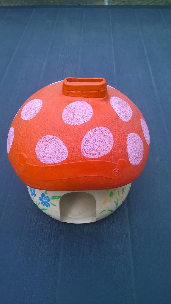 Maison Schleich Schtroumpf tirelire – Rare, Enlèvement ou Envoi, Utilisé, Différents Schtroumpfs, Maison ou Attribut