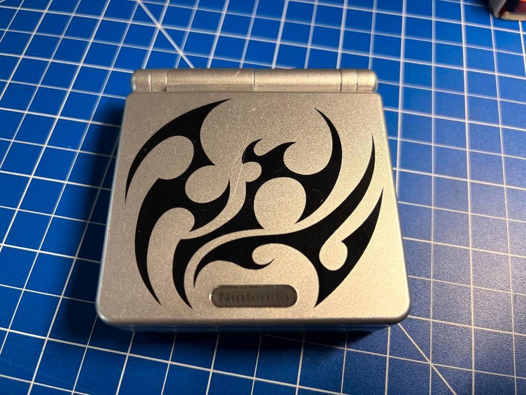 Gameboy Advance SP Tribal + Games, Ophalen of Verzenden, Gebruikt, Game Boy Advance SP, Met games