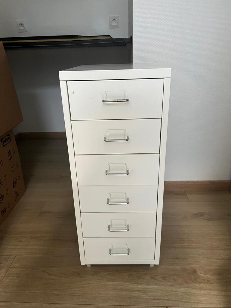 IKEA Helmer 28x69CM Caisson a tiroir sur roulettes, Maison & Meubles, Enlèvement, Comme neuf, IKEA