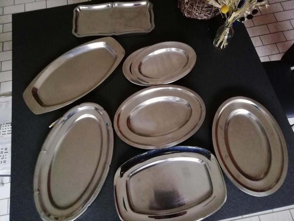 Allerlei inox serveerschalen en kommetjes, Ophalen of Verzenden, Inox