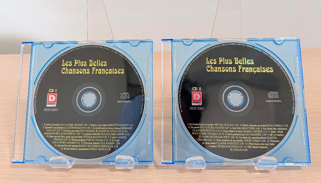 Les plus belles chansons françaises / Compilation / 1993, Enlèvement ou Envoi, Utilisé