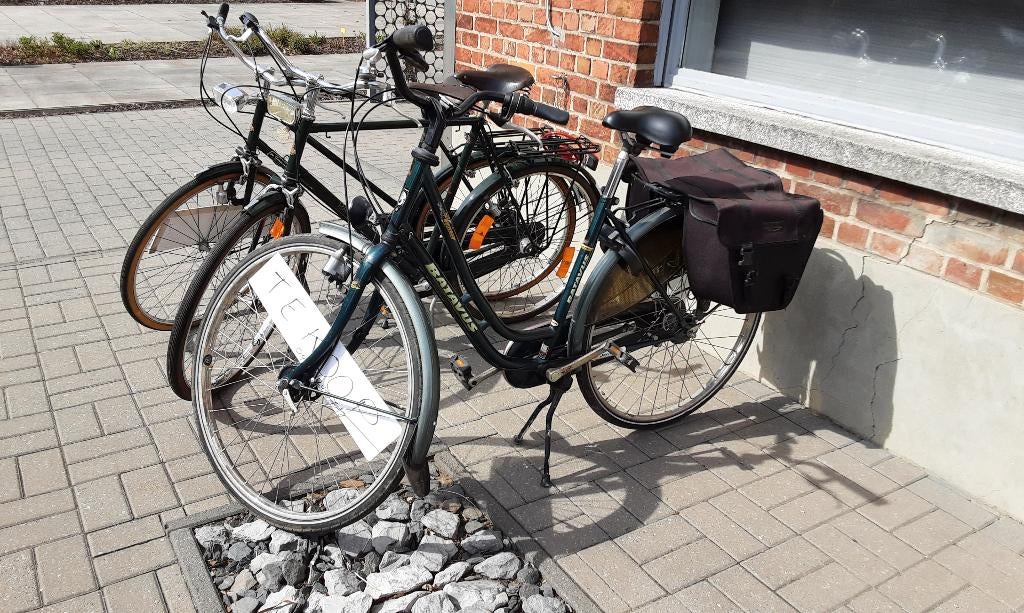 raleigh dames en heren fiets en batavus damesfiets, 53 tot 57 cm, Ophalen, Gebruikt, Overige merken