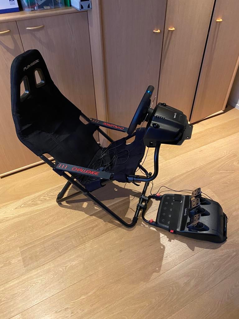 Playseat challenge + Logitech g29, Ophalen, Gebruikt, Stuur of Pedalen, PlayStation 4