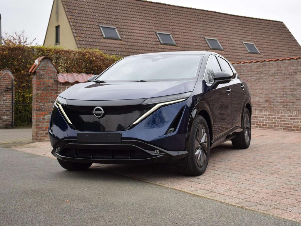 Nissan ARIYA Ariya 87 kWh Advance Pack (automaat), Zwart, Blauw, Ariya, SUV of Terreinwagen