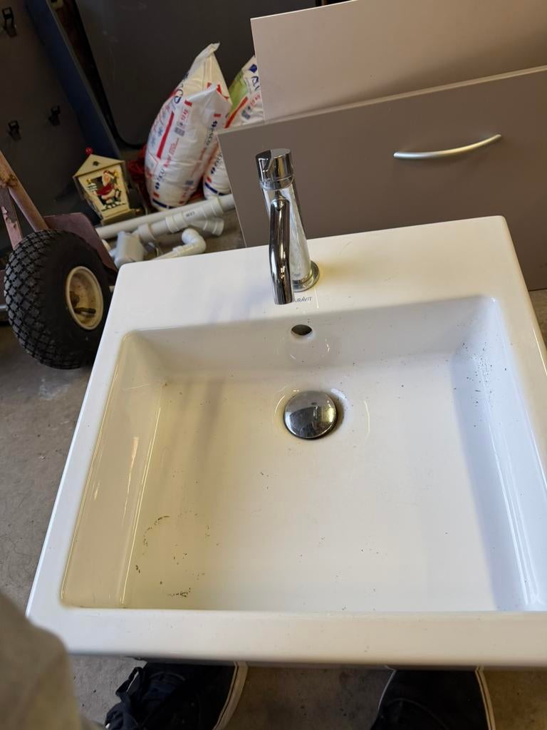 Duravit Vero design wastafel met kraan – compleet, Ophalen, Zo goed als nieuw