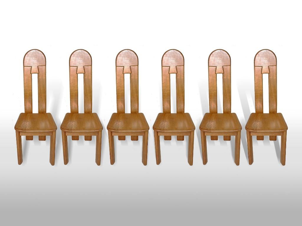 eetkamerstoelen De Puydt, Huis en Inrichting, Stoelen, Gebruikt, Vijf, Zes of meer stoelen, Hout, Bruin, Ophalen