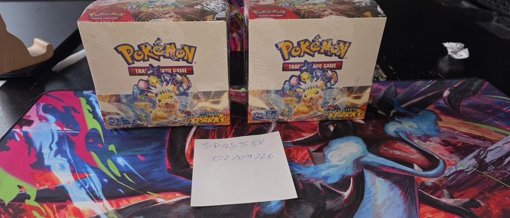 2 Sealed surging sparks booster box. Mint condition., Ophalen of Verzenden, Booster
