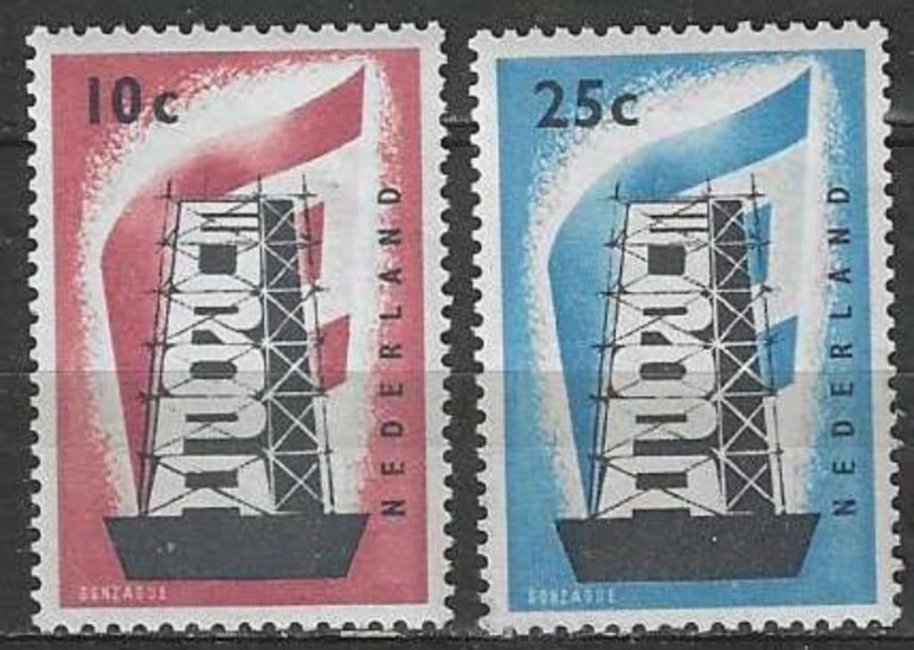 Nederland 1956 - Yvert 659-660 - Europa - Zinnebeeld (PF), Postzegels en Munten, Postzegels | Nederland, Verzenden, Postfris