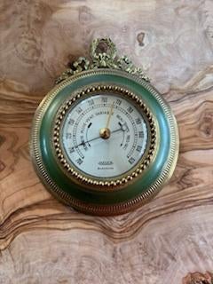 Magnifique baromètre électromécanique Jaeger – Années 50, Audio, Tv en Foto, Weerstations en Barometers, Ophalen, Gebruikt, Barometer