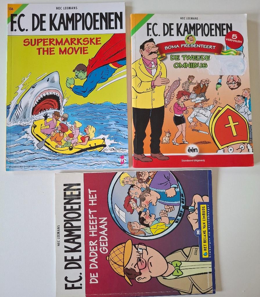 FC De Kampioenen : 2 strips + tweede omnibus (5 strips), Boeken, Ophalen of Verzenden