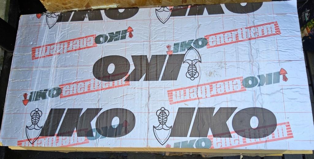 Panneaux isolants Iko 60120 cm, épaisseur 14 cm, 10 pièces,, Bricolage & Construction, Isolation & Étanchéité, Enlèvement ou Envoi