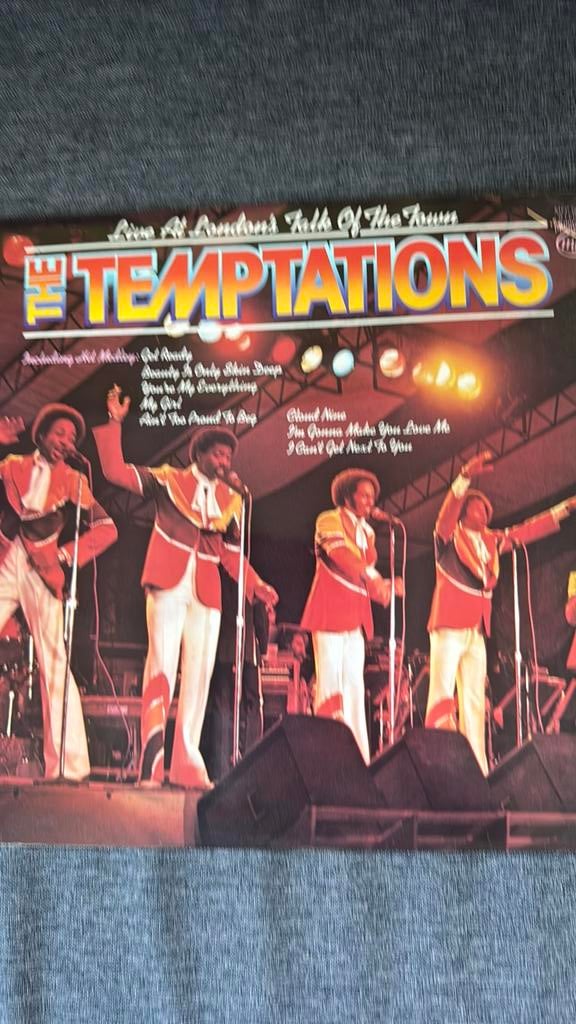 Temptations : live, Ophalen of Verzenden, Gebruikt