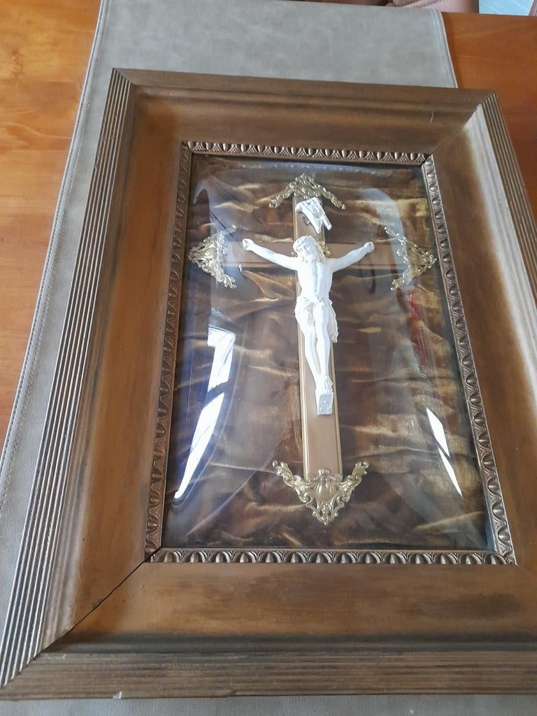 Oude kader. Globeglas. 9000Gent, Antiek en Kunst, Ophalen