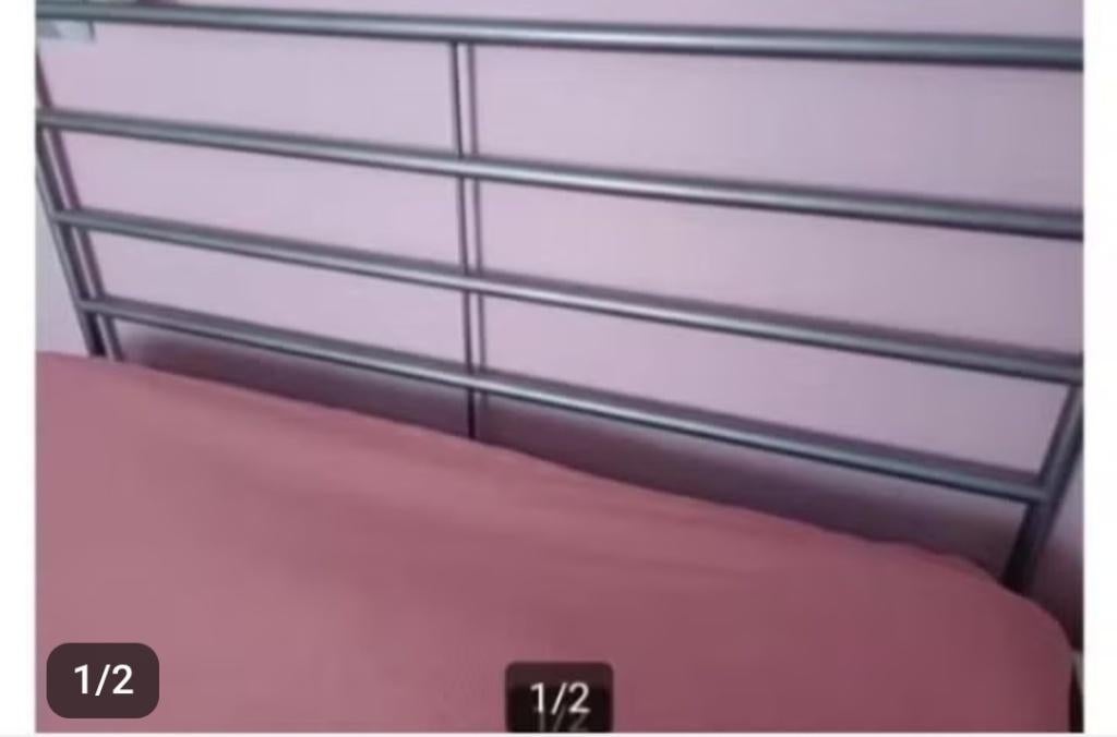 2 persoons bed ikea, Ophalen, Gebruikt, Tweepersoons, 140 cm