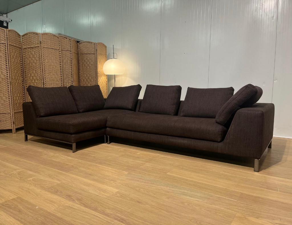 TBE Minotti Hamilton canapé d’angle + garantie – PN: 23.000€, Maison & Meubles, Quatre personnes ou plus, Comme neuf, Bankstel Bank Zetels Sofa Hoekbank Design bank