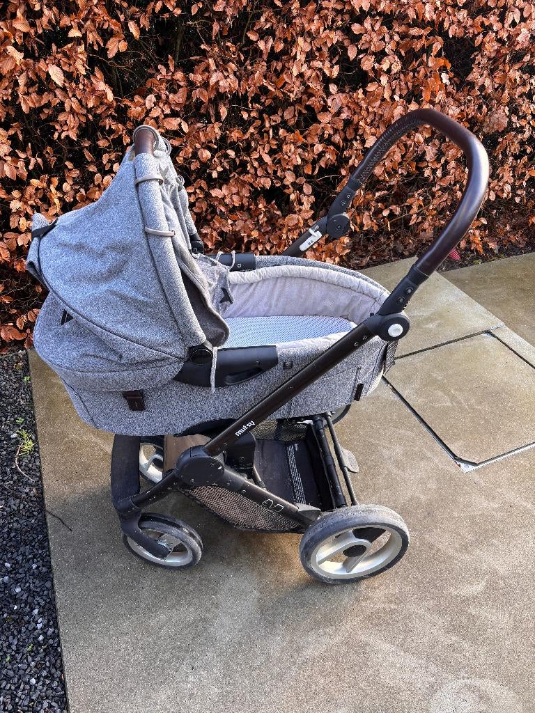 Kinderwagen met reiswieg Mutsy Farmer, Kinderen en Baby's, Kinderwagens en Combinaties, Gebruikt, Met reiswieg, Mutsy, Ophalen