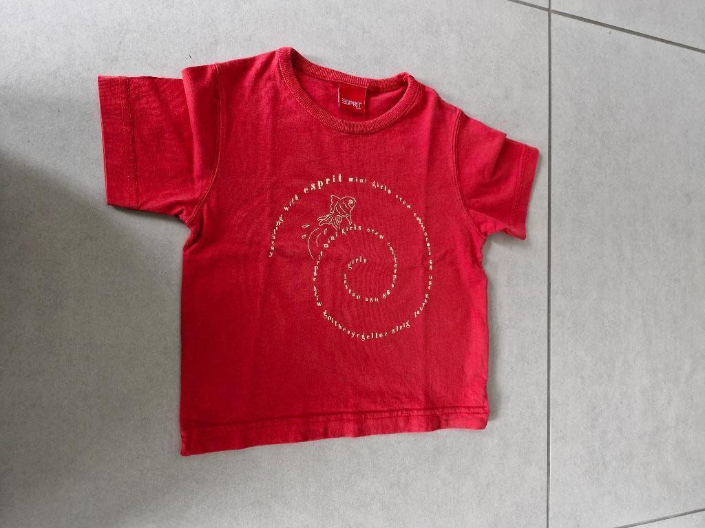 rode t-shirt Esprit maat 92, Gebruikt, Meisje, Ophalen of Verzenden, Esprit