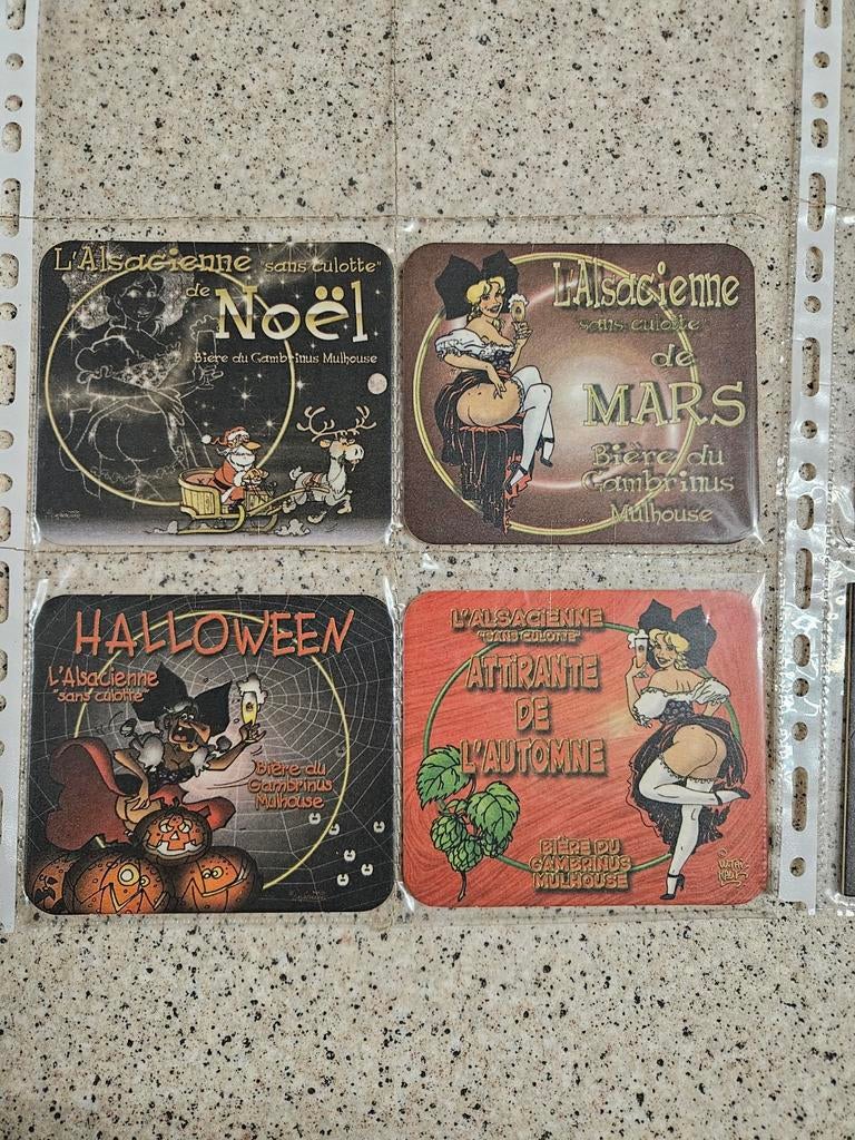 Viltjes strips biere du Gambrinus, Verzamelen, Ophalen of Verzenden