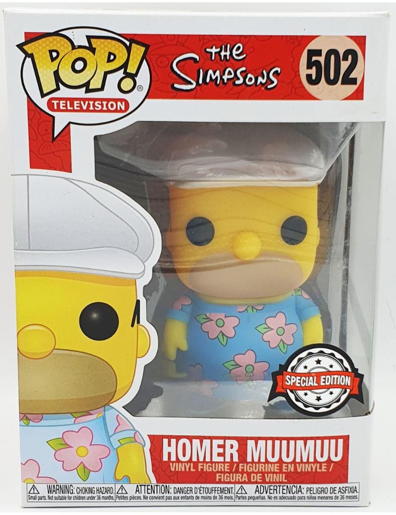 Funko POP The Simpsons Homer Muumuu (502) Special Edition, Collections, Envoi, Comme neuf
