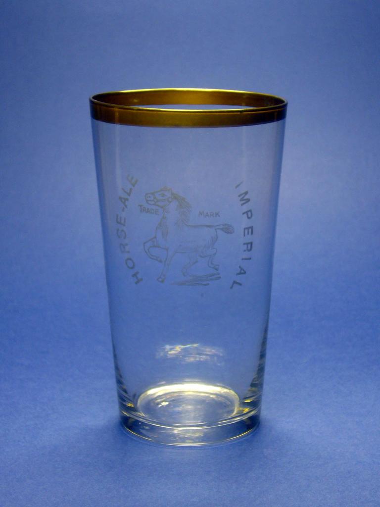 Paardenbier Imperial Anderlecht Brussels Cup, Verzamelen, Biermerken, Ophalen of Verzenden, Gebruikt, Glas of Glazen