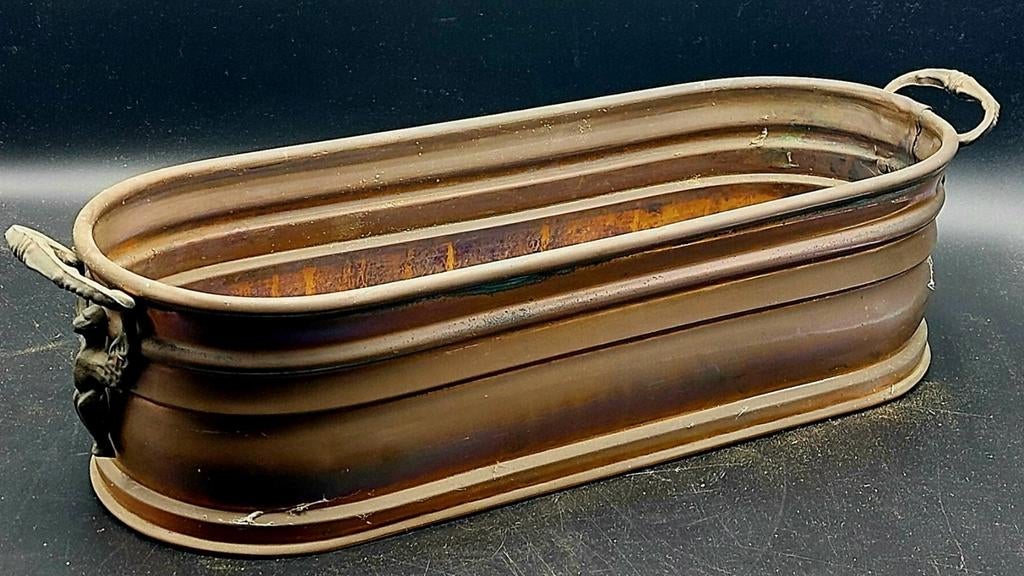 Antieken koperen plantenbak, Antiek en Kunst, Ophalen