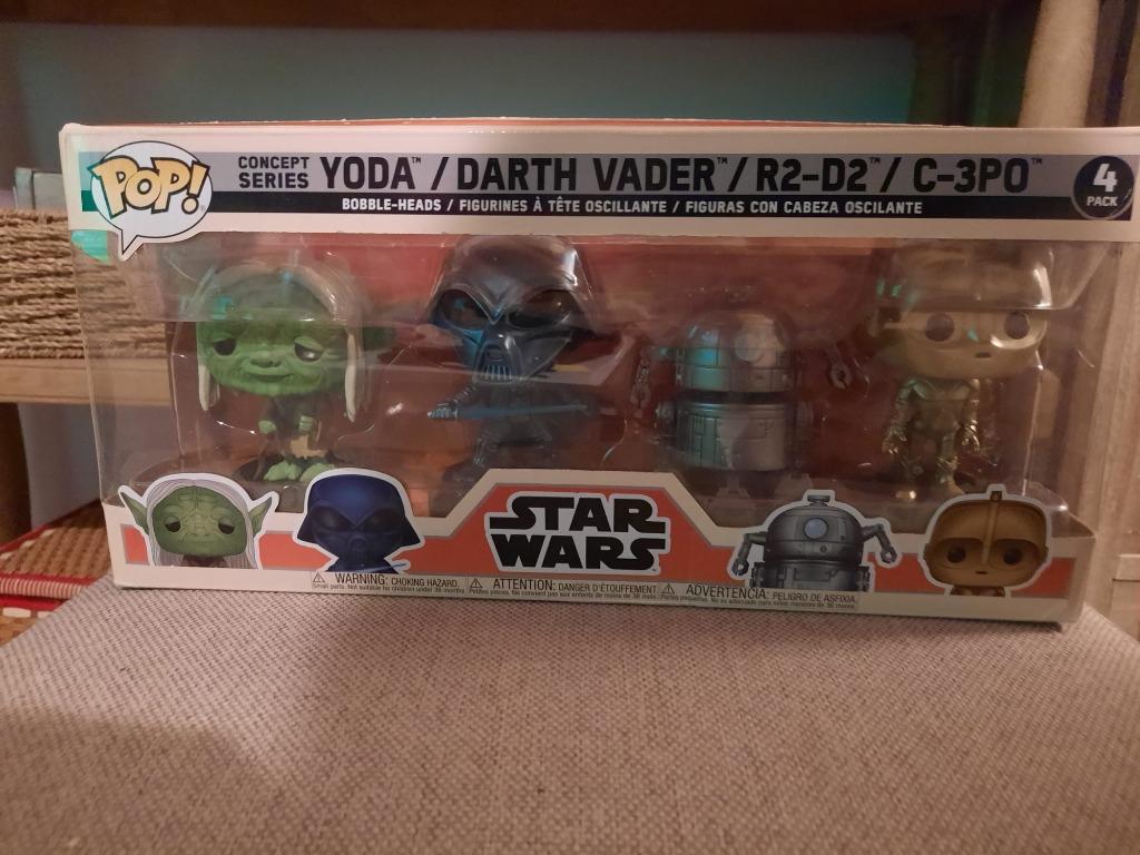 Funko pop concept series 4pack Star Wars, Ophalen, Zo goed als nieuw, Actiefiguurtje