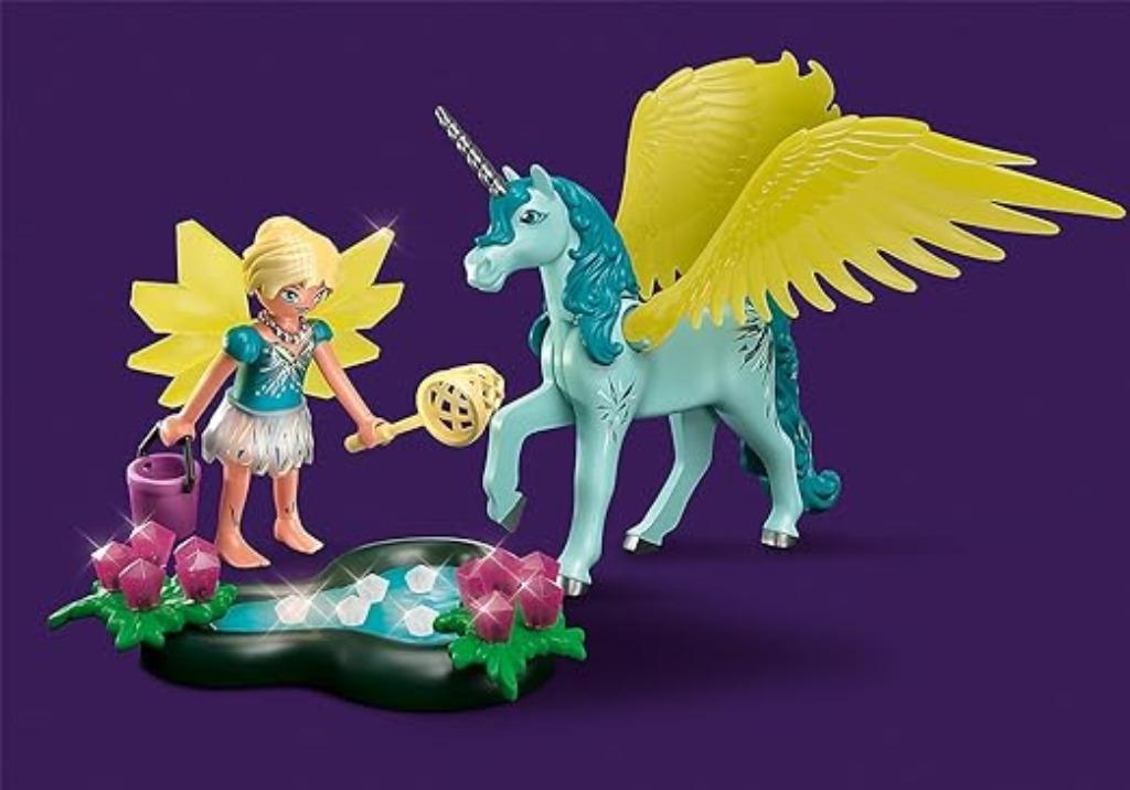 PLAYMOBIL Fée avec licorne LIVRAISON GRATUITE, Envoi, Neuf, Ensemble complet