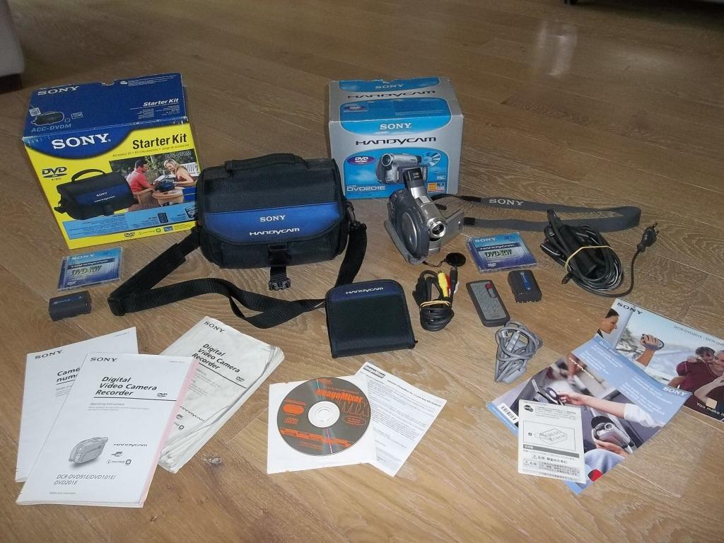 sony handycam,dvd camera met tas ,dvd,afstandsbediening camc, Audio, Tv en Foto, Ophalen of Verzenden, Gebruikt, Compact, Sony