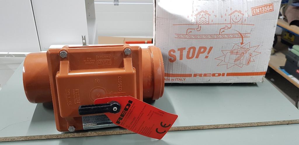 Stopklap van het merk Redi D125, Ophalen of Verzenden, Nieuw, PVC, Afvoer