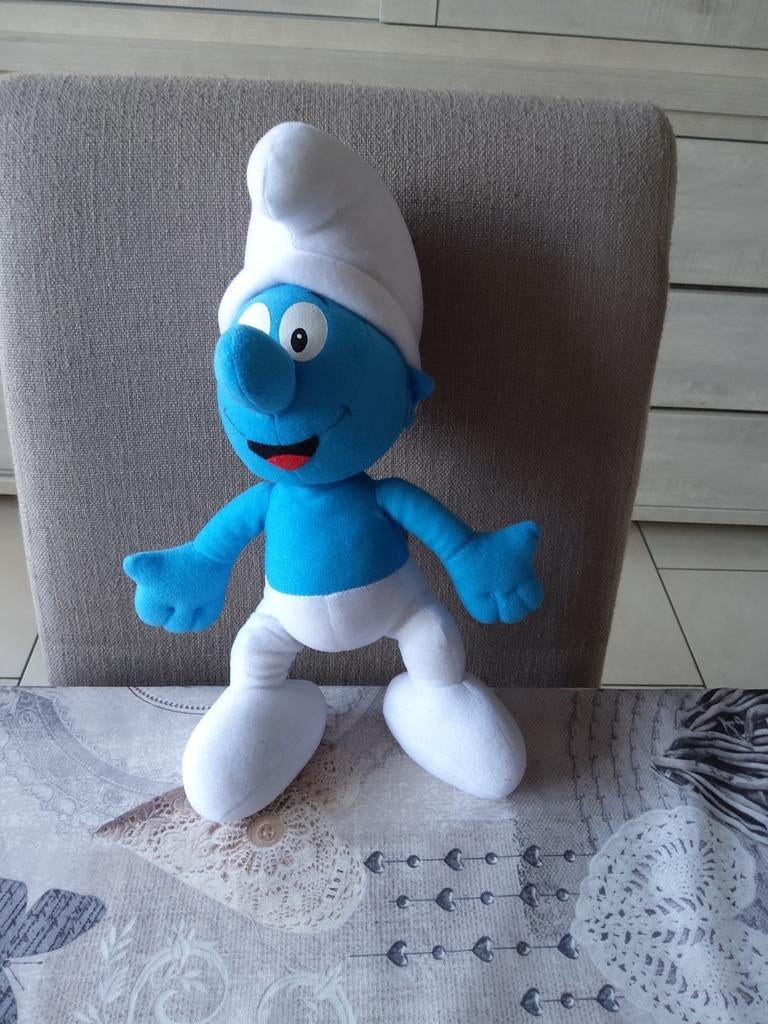 Peluche Schtroumpf Normal, Collections, Enlèvement ou Envoi, Utilisé