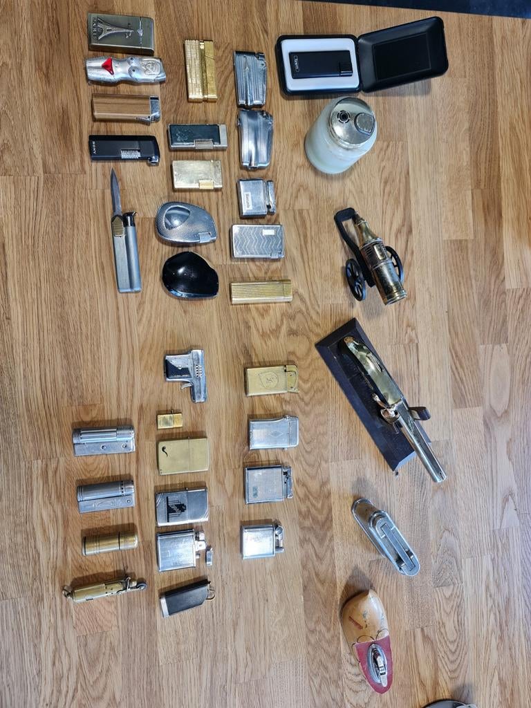 Briquets ancient collection thorens cartier feudor zippo, Enlèvement ou Envoi