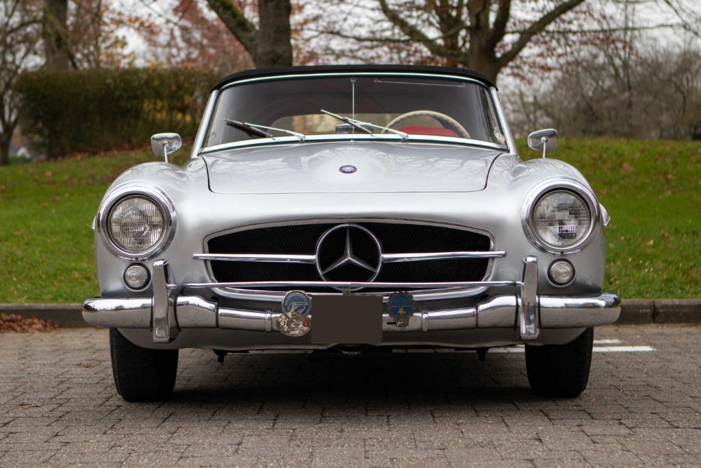 Mercedes-Benz 190 SL - Very good condition - Expertise, Autos, Cuir, Argent ou Gris, Achat, Radio