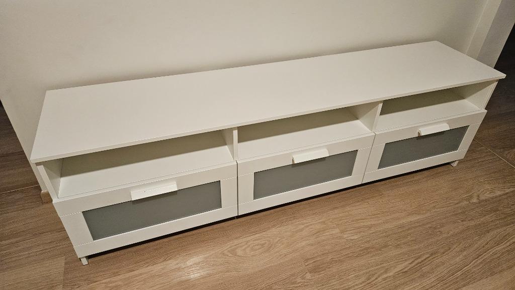 Meuble TV - IKEA Brimnes (Blanc), 25 à 50 cm, Moins de 100 cm, 150 à 200 cm, Comme neuf