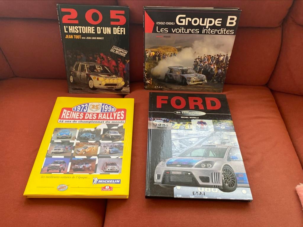 Verschillende boeken, rally's en Formule 1, Ophalen of Verzenden, Zo goed als nieuw