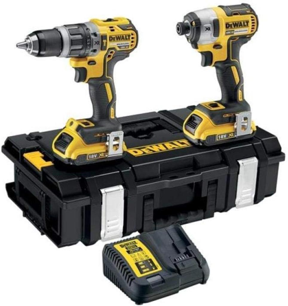 DEWALT Kit Perceuse DCD796 + Visseuse à Impact DCF887 + 2 Ba, Enlèvement, Neuf, 600 watts ou plus, Foreuse et Perceuse