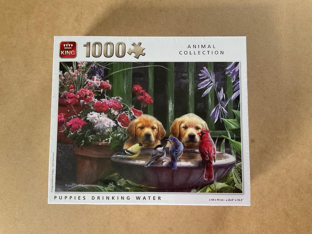 Puzzel hondjes - 1000 stukjes, Ophalen of Verzenden, 500 t/m 1500 stukjes, Nieuw, Legpuzzel