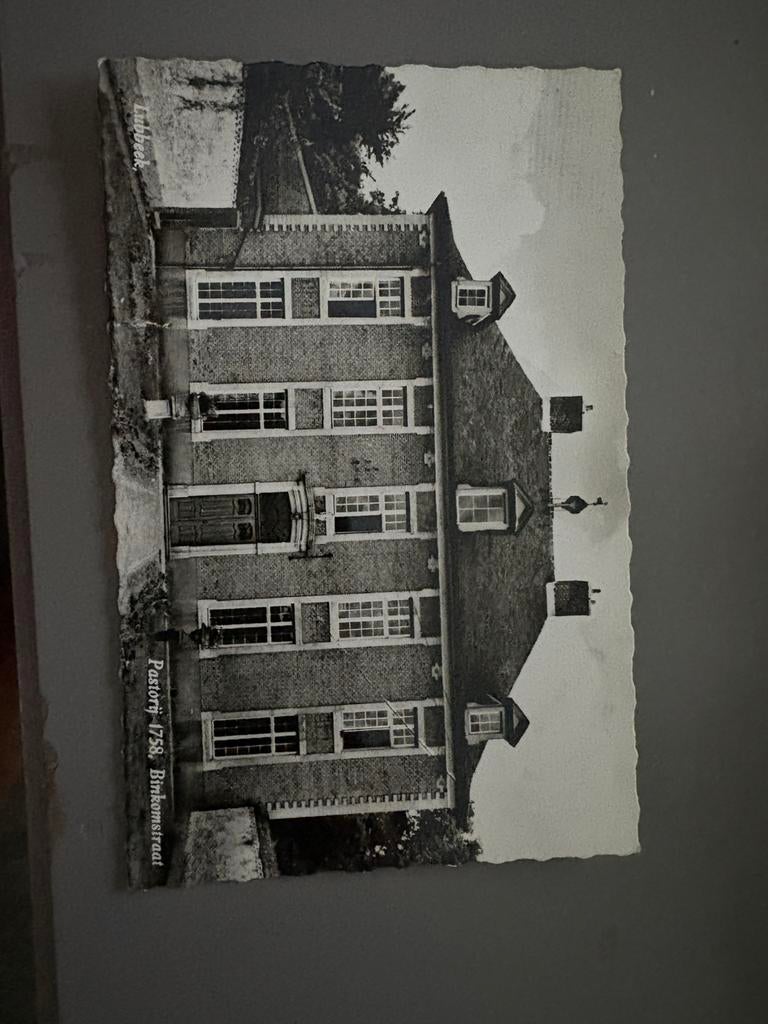 Pastorie Lubbeek echte foto, Antiek en Kunst, Kunst | Tekeningen en Fotografie, Ophalen