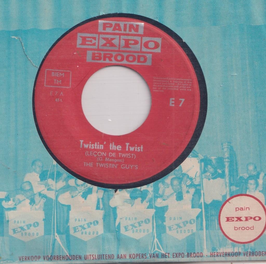 The Twistin’ guy’s – Twistin’ the twist / Jingle bells twist, Gebruikt, 7 inch, Single, Ophalen of Verzenden