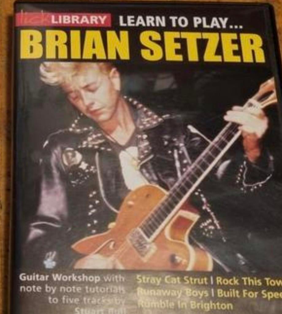 Brian Setzer gitaarlessen, Ophalen of Verzenden, Zo goed als nieuw