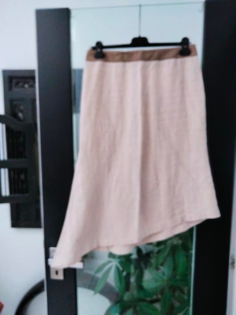 Linnen rok.split.kan op verschillende manieren gedragen ., Vêtements | Femmes, Enlèvement ou Envoi, Comme neuf