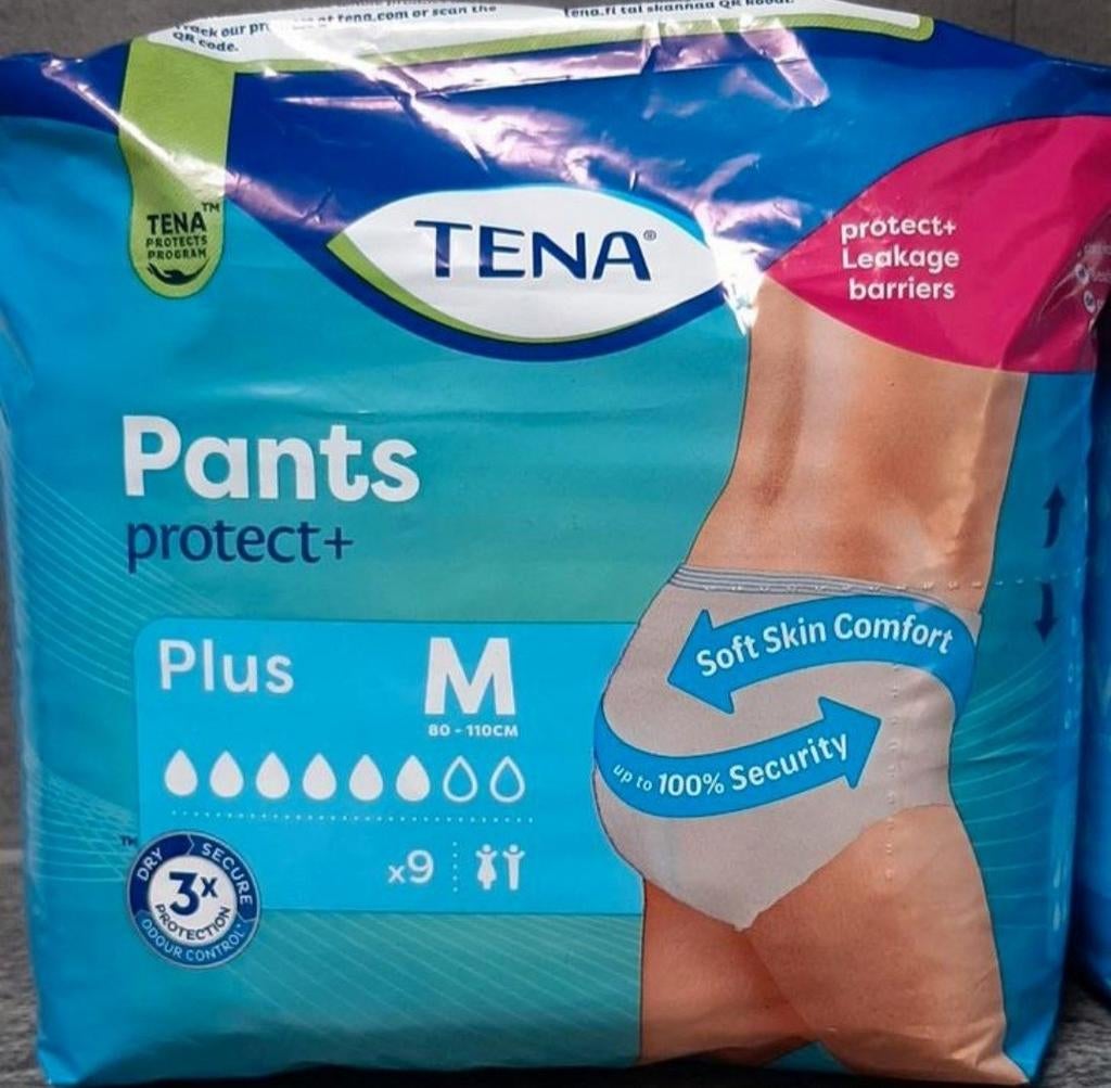 Tena Pants Protect/ Maat Medium/ 2 pakken  van 9 stuks, Enlèvement ou Envoi, Comme neuf